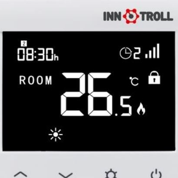 Termostat INNOTROLL HT WI-FI White pentru pardosea / Baterie photo 2