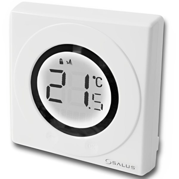 Termostat Salus Exclusiv ST-620 White pentru condiționere / Baterie photo 2