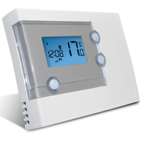 Termostat Salus RT-500 White Pentru centrale electrice / Baterie