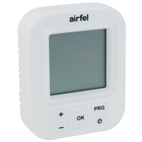 Termostat Airfel Digital Wireless White Pentru cazane / Baterie