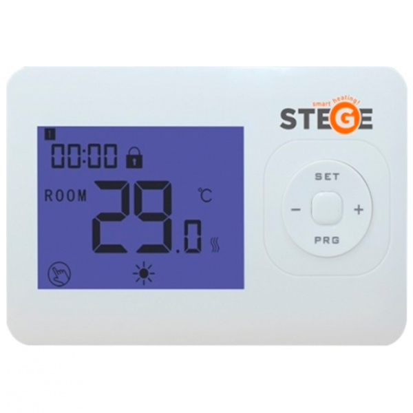 Termostat Stege WT 200 RF White pentru condiționere / Baterie photo 2