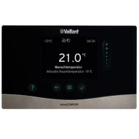 Termostat Vaillant 122617 Black Pentru centrale electrice / 
