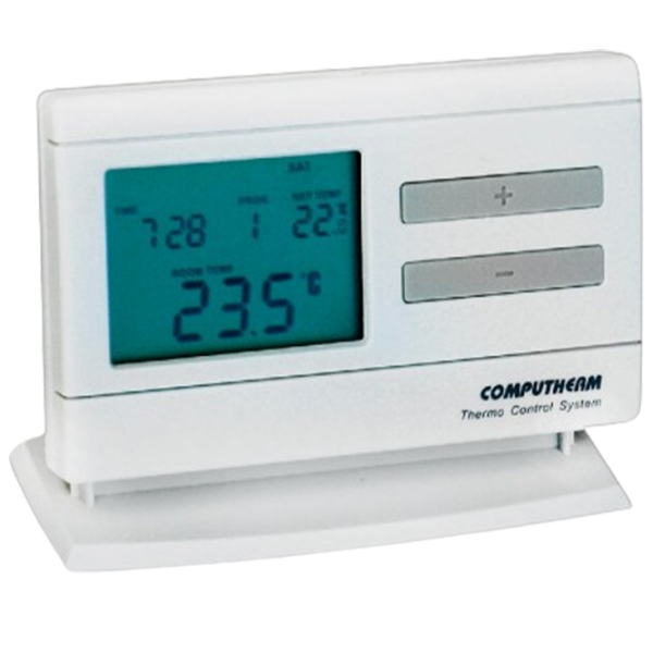 Termostat Computherm 116552 White Pentru centrale electrice / Baterie photo 1