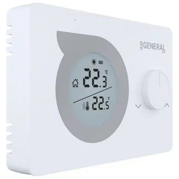Termostat General MITRA230S RF White Pentru cazane / Baterie photo 2