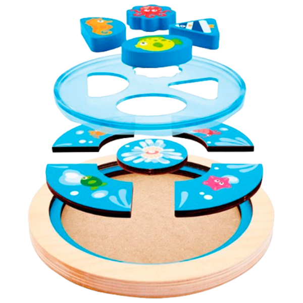 Puzzle Hape K-E1604 () Количество деталей: 5, Рекомендуемый возраст: 3+ photo 1