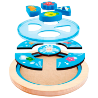 Puzzle Hape K-E1604 () Количество деталей: 5, Рекомендуемый возраст: 3+
