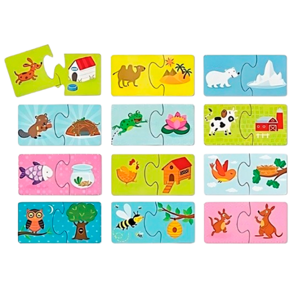 Puzzle Momki MK773 (00830710) Количество деталей: 24, Рекомендуемый возраст: 3+ photo 1