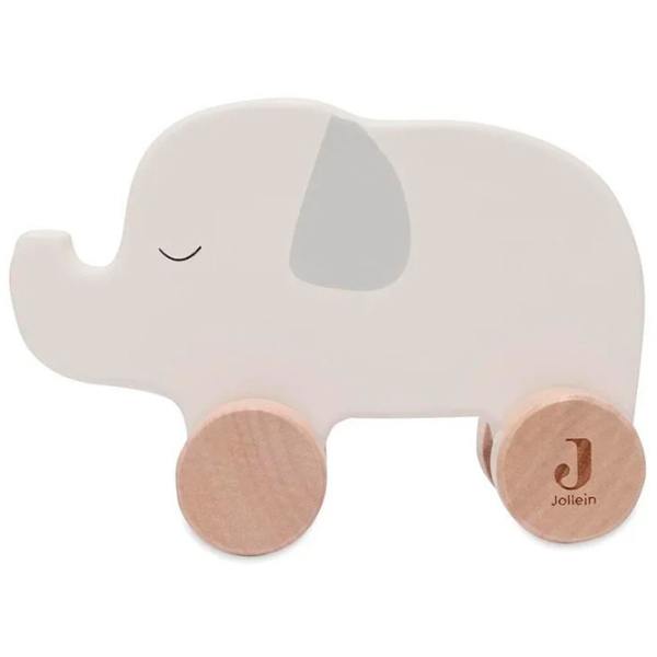 Игрушка Jollein Elephant On Wheels Jungle Jambo 112-001-67091 Серый 0.5+ photo 2