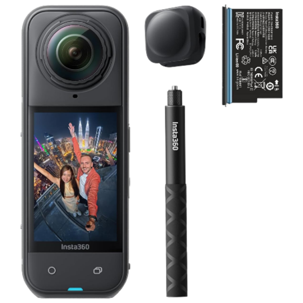 Cameră action Insta360 X5 Starter Bundle Black 72 MP / 2400 mAh / IP68 photo 8