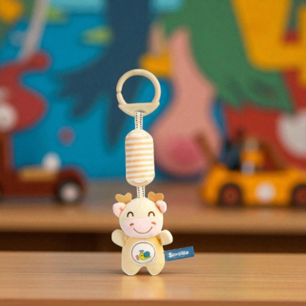 Игрушка для колясок и кроваток Sensillo Animals Mini Zoo hanging toy Z-010 Бежевый 0+ photo 4
