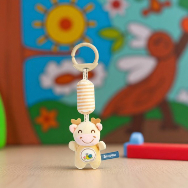 Игрушка для колясок и кроваток Sensillo Animals Mini Zoo hanging toy Z-010 Бежевый 0+ photo 5