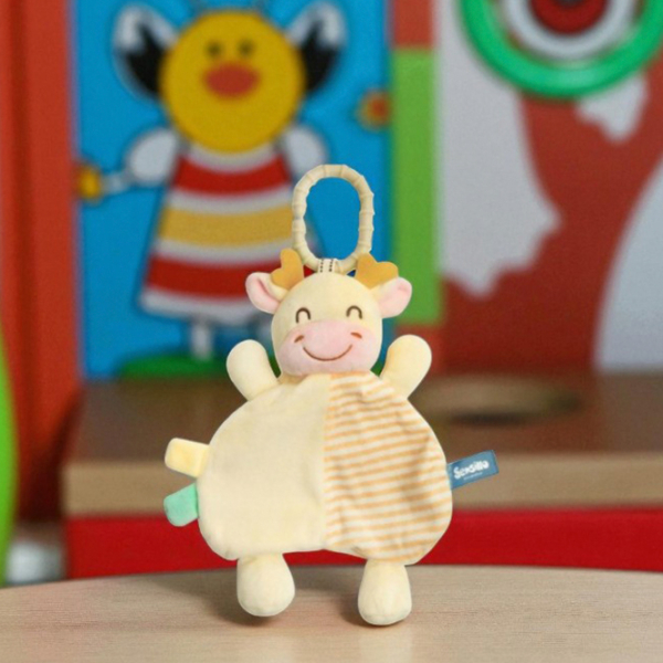 Игрушка для колясок и кроваток Sensillo Animals Mini Zoo cuddly toy Z-020 Бежевый 0+ photo 3