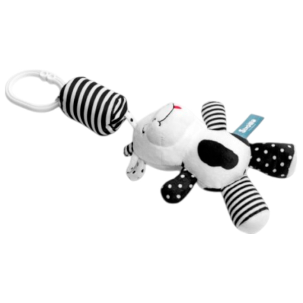 Jucărie pentru pătuțuri și cărucioare Sensillo Animals Cow Z-031 White 0+ photo 2