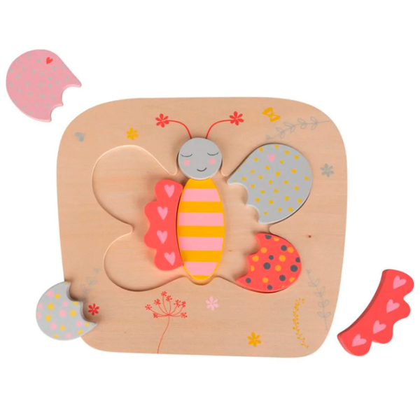 Puzzle Premaman Бабочка (3393455846840) Количество деталей: 8, Рекомендуемый возраст: 1+ photo 2