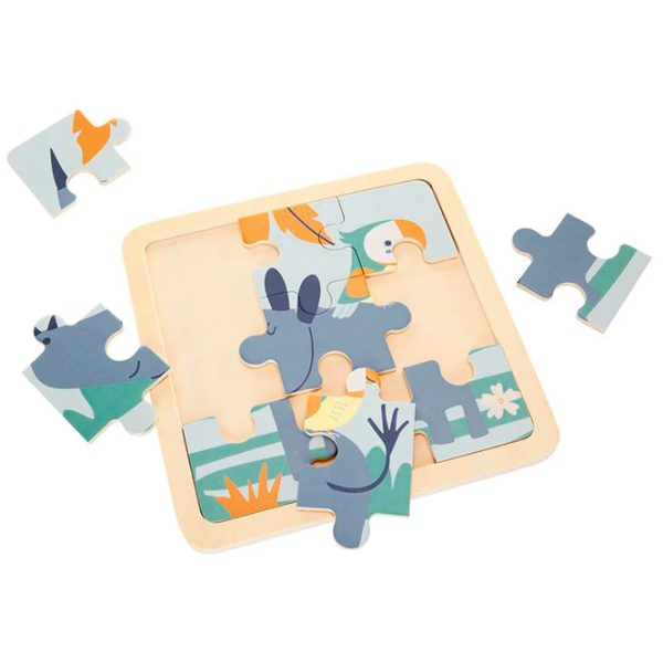 Puzzle Premaman Rhino (3393457302511) Количество деталей: 9, Рекомендуемый возраст: 1+ photo 2