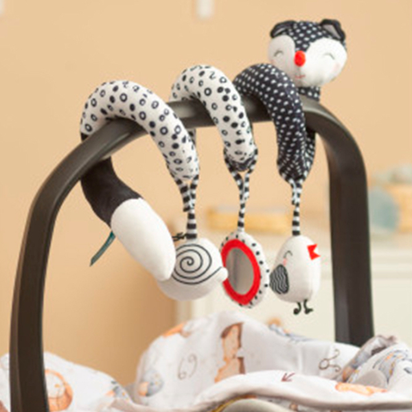 Jucărie pentru pătuțuri și cărucioare Sensillo Animals Fox Z-0350 Black 0.5+ photo 3