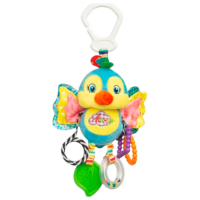 Jucărie pentru pătuțuri și cărucioare Sensillo Colorful Birdie Z-0502 Blue 0+