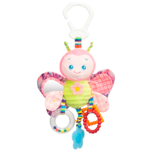 Jucărie pentru pătuțuri și cărucioare Sensillo Colorful Butterfly Z-0503 Pink 0+ photo 1