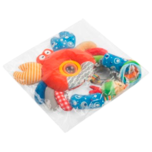 Jucărie pentru pătuțuri și cărucioare Sensillo Animals Colorful Crab Z-0522 Red 0+ photo 3