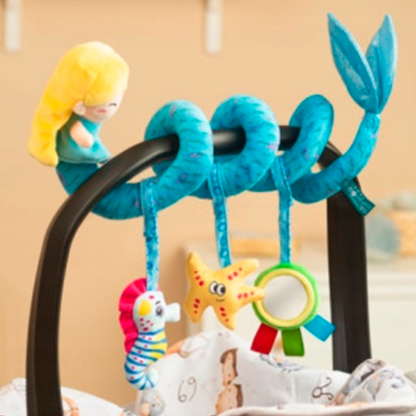 Игрушка для колясок и кроваток Sensillo Colorful Mermaid Z-0532 Синий 0+ photo 2