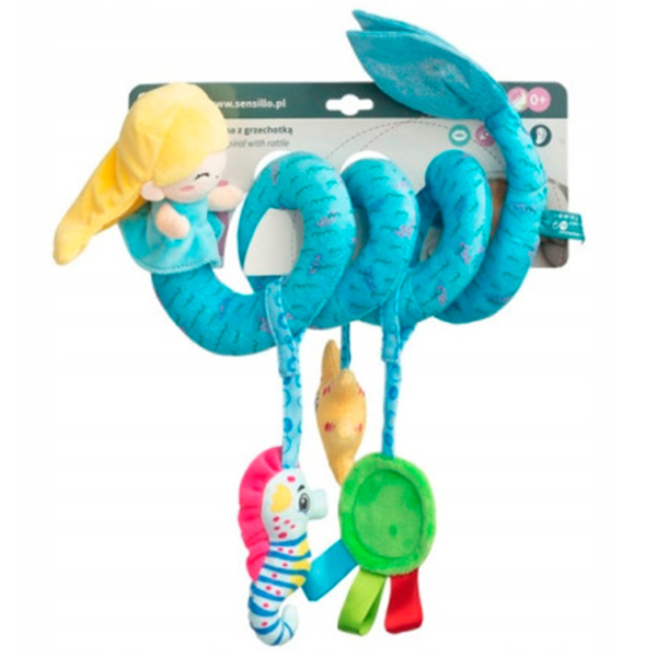 Игрушка для колясок и кроваток Sensillo Colorful Mermaid Z-0532 Синий 0+ photo 5