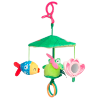Carusel pentru pătuc Sensillo Colorful Frog Z-0540 Green 0+