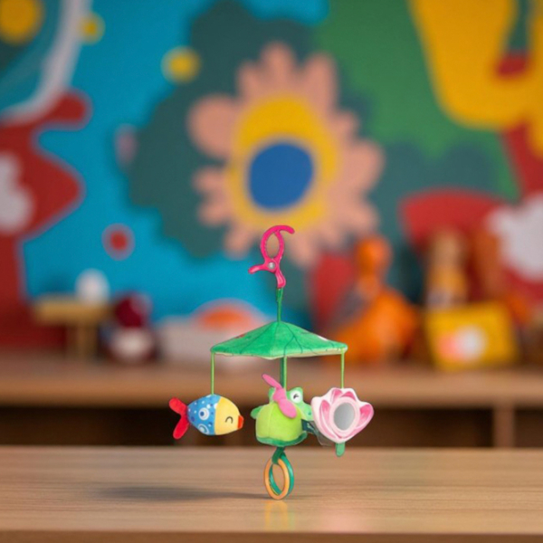 Карусель для кроватки Sensillo Colorful Frog Z-0540 Зеленый 0+ photo 4