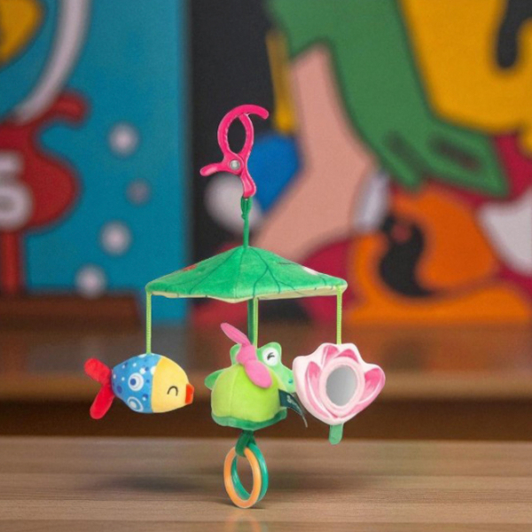 Карусель для кроватки Sensillo Colorful Frog Z-0540 Зеленый 0+ photo 5