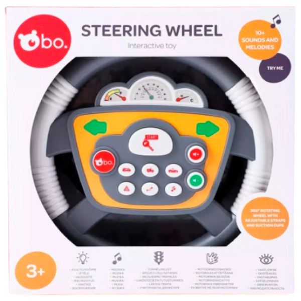 Интерактивная игрушка Bo. Steering Wheel 8019ML Серый 3+ photo 2