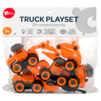 Комплект машин Bo. Truck playset Builder 8015ML
Серый
Оранжевый 