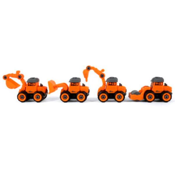 Комплект машин Bo. Truck playset Builder 8015ML
Серый
Оранжевый  photo 2