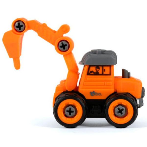 Комплект машин Bo. Truck playset Builder 8015ML
Серый
Оранжевый  photo 4