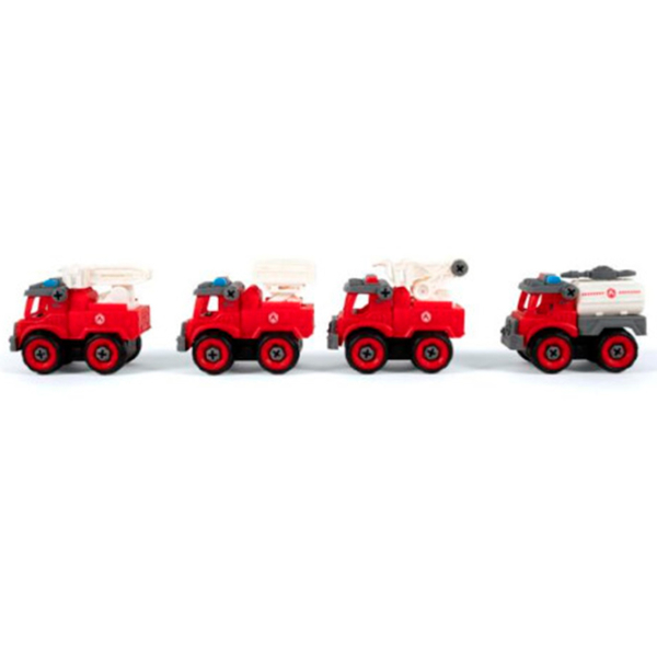 Комплект машин Bo. Truck playset Fireman 8024ML
Серый
Красный  photo 2
