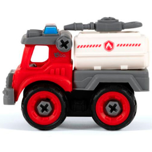 Комплект машин Bo. Truck playset Fireman 8024ML
Серый
Красный  photo 4