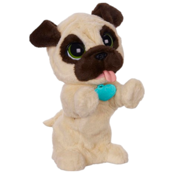 Jucărie interactivă Hasbro Animals My Jumping Pug 28144J Beige 4+ photo 1