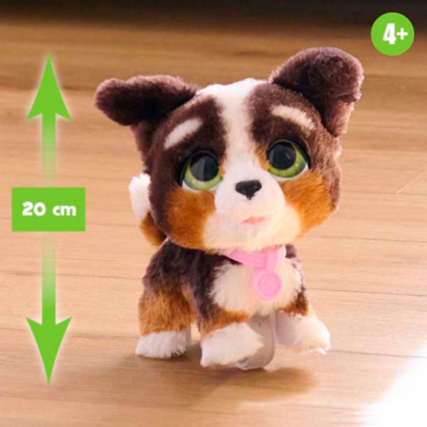 Интерактивная игрушка Hasbro Animals Walk-a-Lots Bernedoodle 28056 Коричневый 4+ photo 5