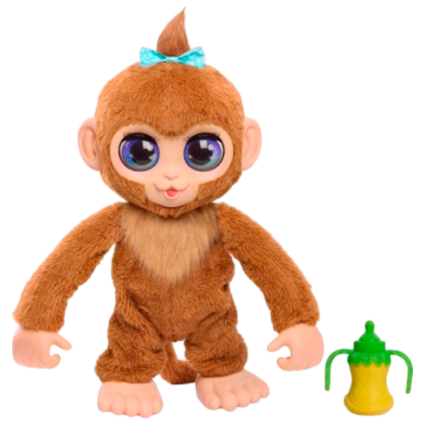 Интерактивная игрушка Hasbro Animals Peanut the Playful Monkey 28113 Коричневый 4+ photo 1