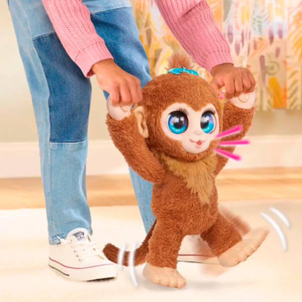 Интерактивная игрушка Hasbro Animals Peanut the Playful Monkey 28113 Коричневый 4+ photo 2