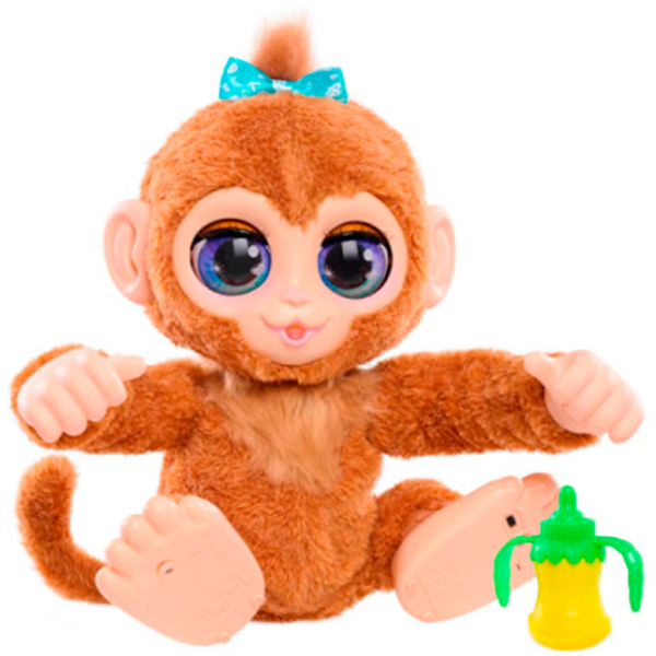 Интерактивная игрушка Hasbro Animals Peanut the Playful Monkey 28113 Коричневый 4+ photo 3