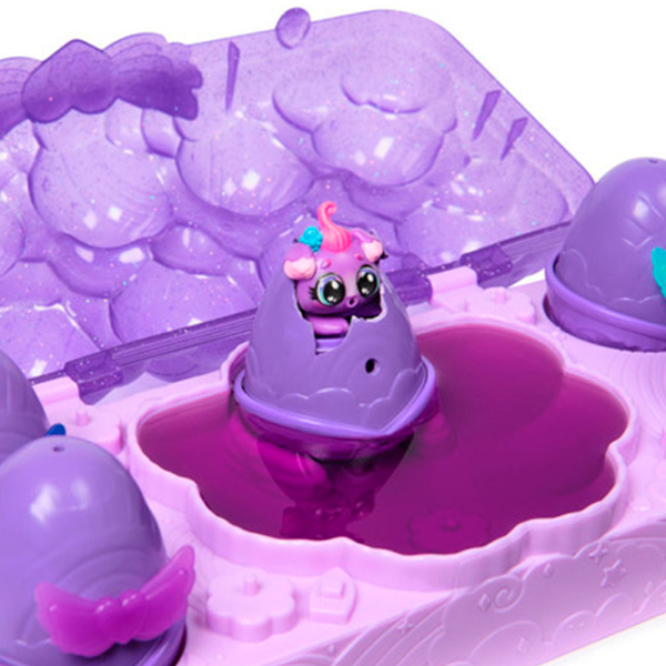 Jucărie interactivă Hatchimals Neon Rainbow 6072615 Violet 3+ photo 6
