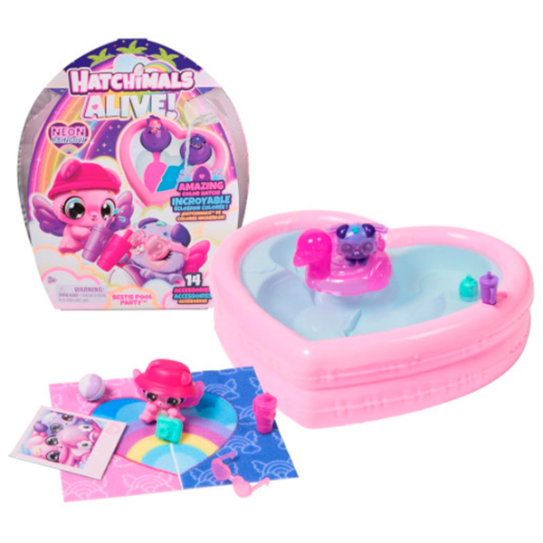 Set jucării Hatchimals Hatchimals Alive Bestie Pool Party 6072786 Pink 3+ photo 2