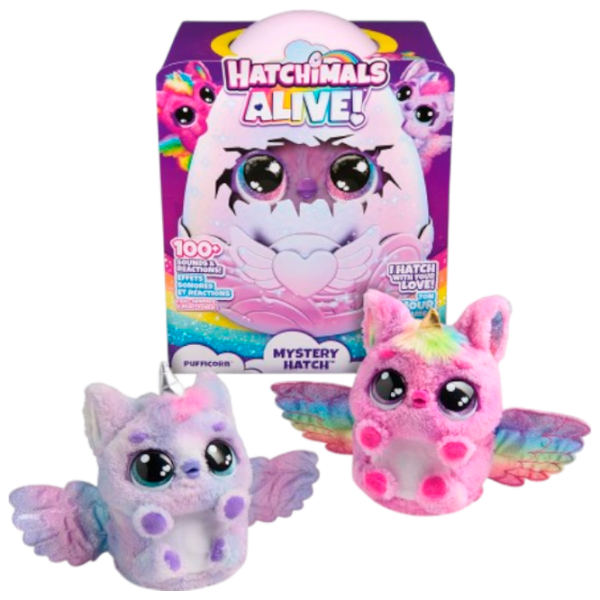 Jucărie interactivă Hatchimals Alive Pufficorn 6069132 Multicolor 5+ photo 1