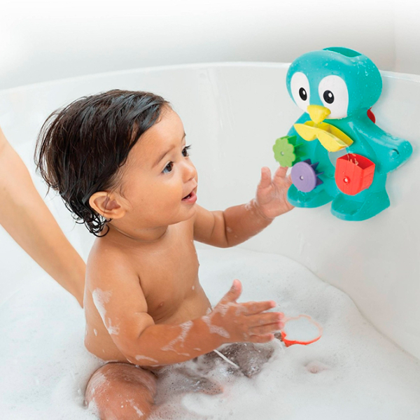 Игрушка Infantino Tub-A-Penguin 305221 Синий 1+ photo 2