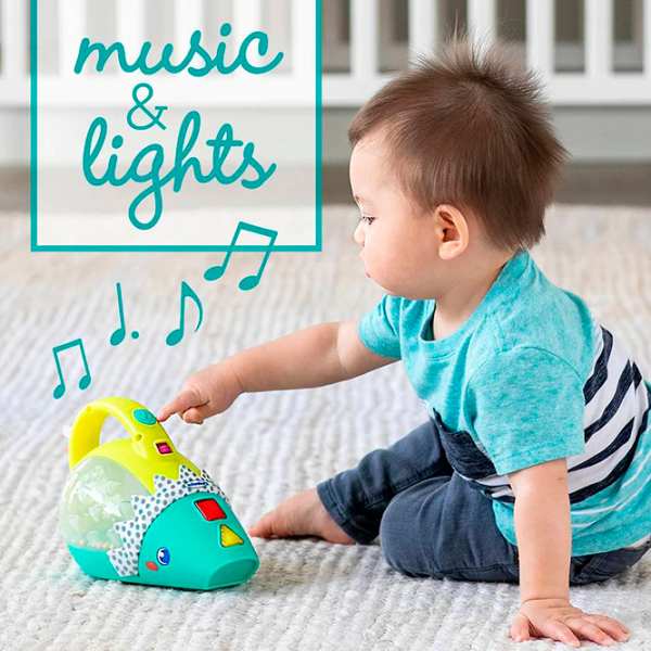 Игрушка Infantino Animals Light-Up Mini-Vac 307015 Синий 0.5+ photo 3