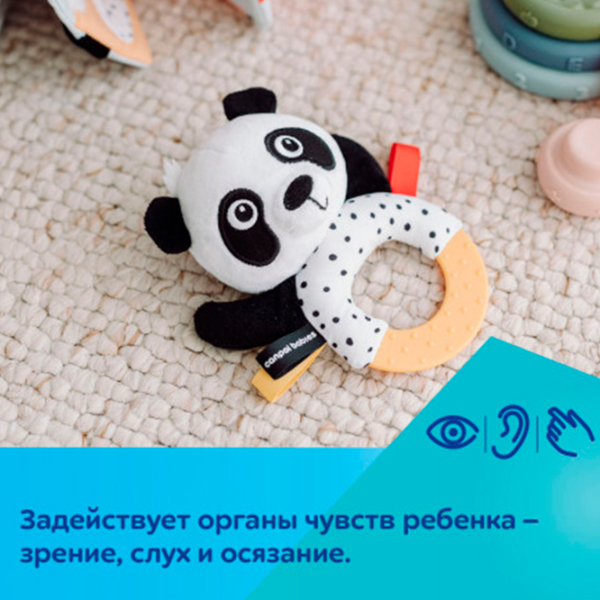 Сенсорная игрушка Canpol Babies Animals BabiesBoo 68/086 Белый 0+ photo 4