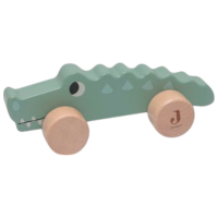 Игрушка Jollein Animals Crocodile on wheels Jungle Jambo 112-001-67090 Зеленый 1+