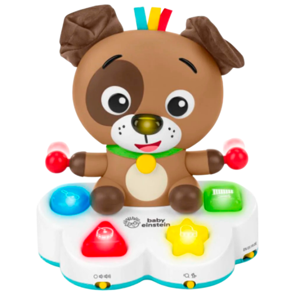 Jucărie muzicală Baby Einstein Drum & Learn Dean 16830 Brown 0.6+ photo 1