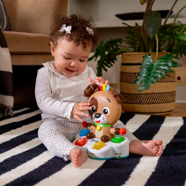 Jucărie muzicală Baby Einstein Drum & Learn Dean 16830 Brown 0.6+ photo 2