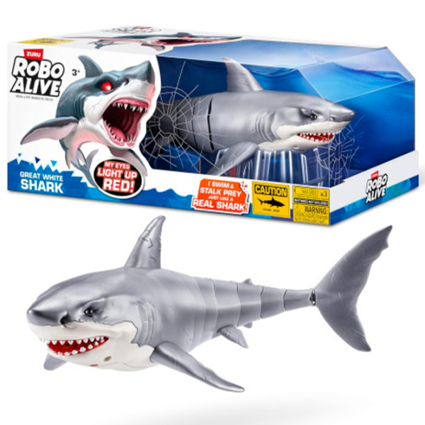 Интерактивная игрушка Zuru Animals Shark Attack 71126 Серый 5+ photo 5