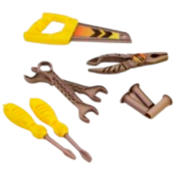 Игровой набор Toff Tools Workshop tool set 51044LT Желтый 3+ photo 5